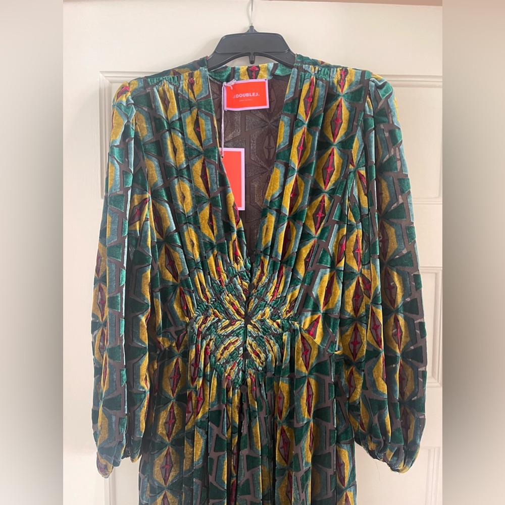 NWT LA DoubleJ Velvet Dress